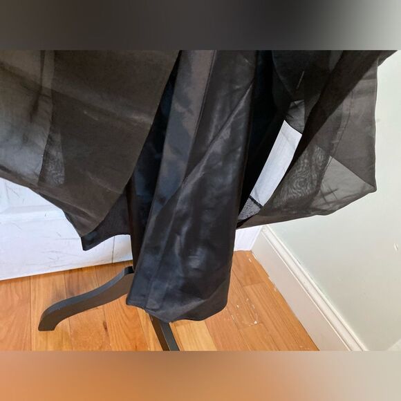 1950s Dior Style Vintage Black Lace Dress - Picture 9 of 13